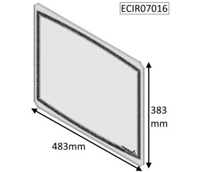 ECIR07016 PARKRAY SUPPLIED Glass Panel – Aspect 7
